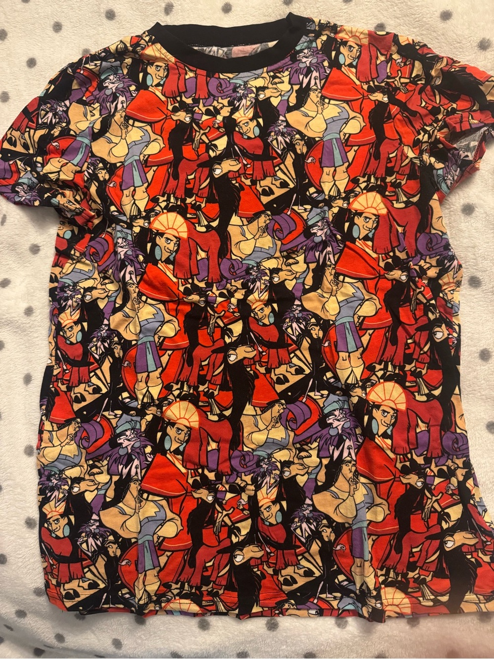 Cakeworthy Emperors New Groove AOP tshirt